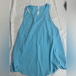 nwt lululemon high ventilation running tank blue size 8